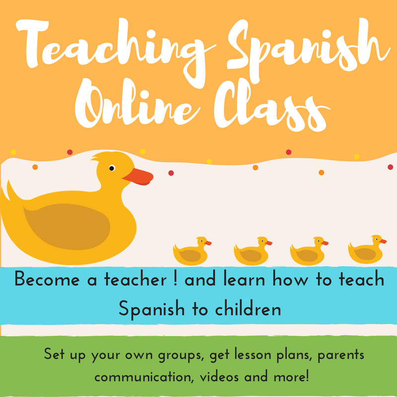 Teach spanish to children for teachers